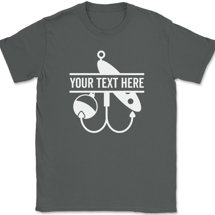 Fishing Your Text Here Custom T-Shirt Personalized Group Trip Tee gallery