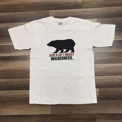 Y2K Black Bear Environmental Awareness Comedy Nature Shirt Sz Large