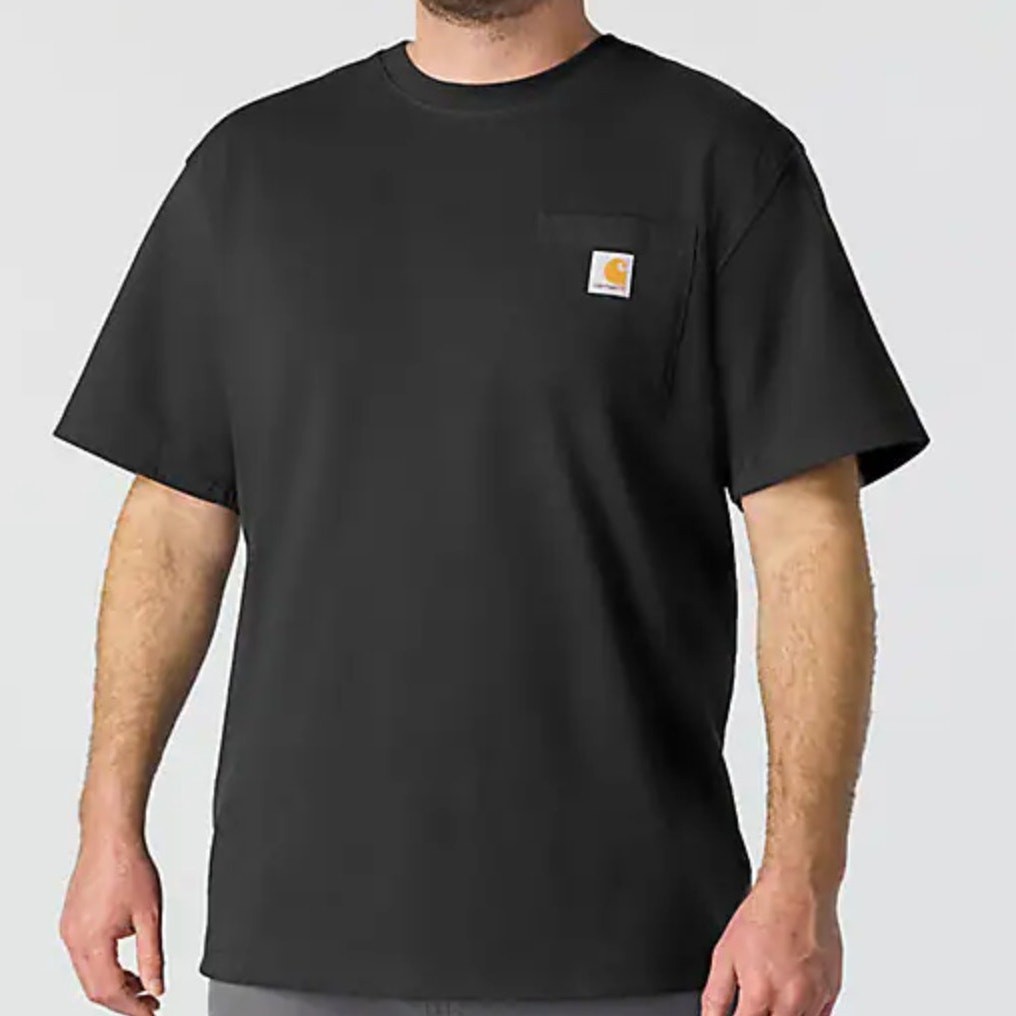 Carhartt K87 Pocket T Shirt Small Black NWT Loose Fit Heavyweight gallery