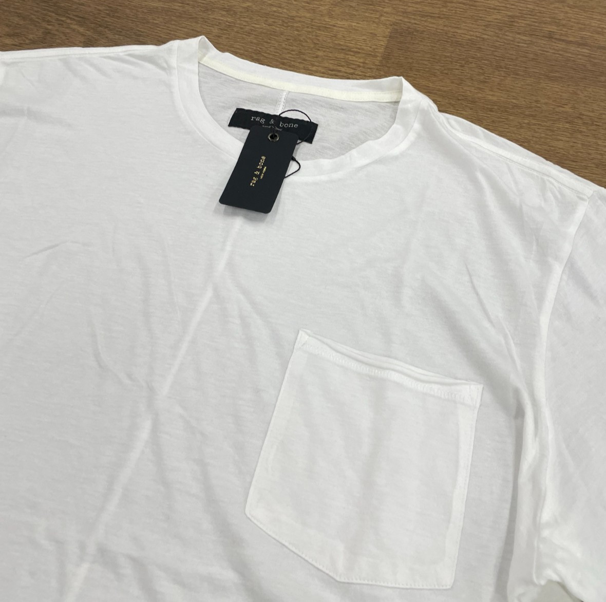 NWT $118 Rag & Bone Men's Vapor Tee Shirt In White Size: X-Large gallery