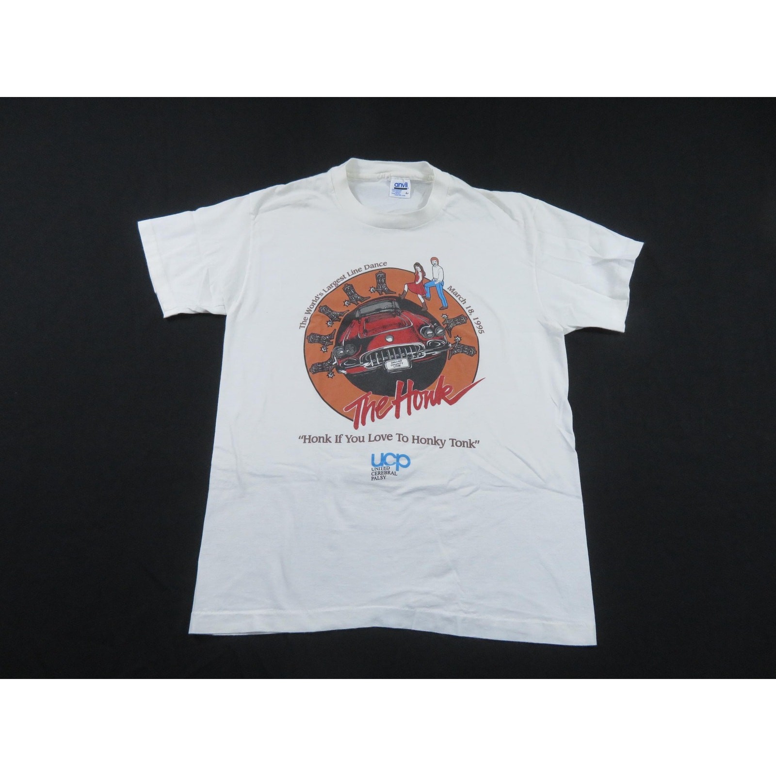 The Honk World’s Largest Line Dance 1995 T-Shirt Sz L