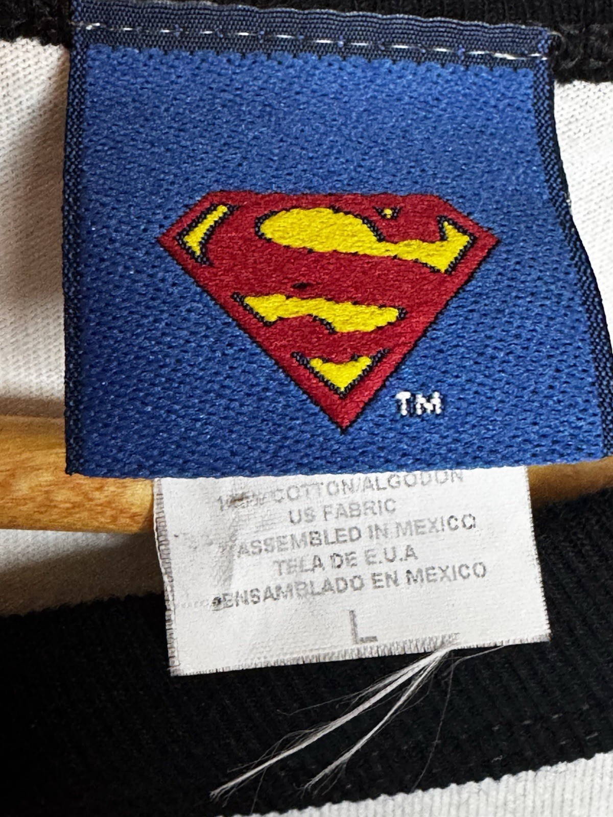 Vintage Superman Shirt Mens Large DC Comics Movie Logo gallery