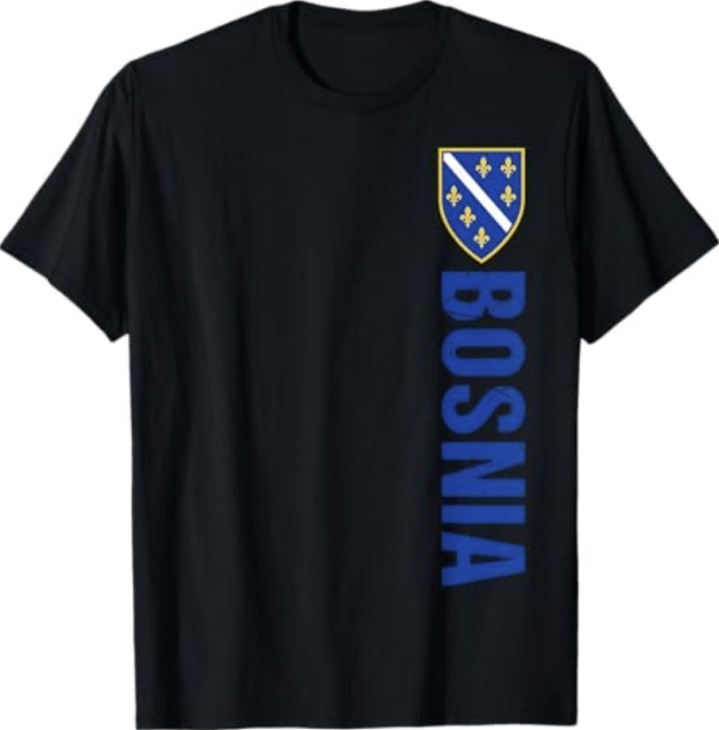 Bosnia Gift Flag Bosnia Vintage Herzegovina Sarajevo T-Shirt gallery