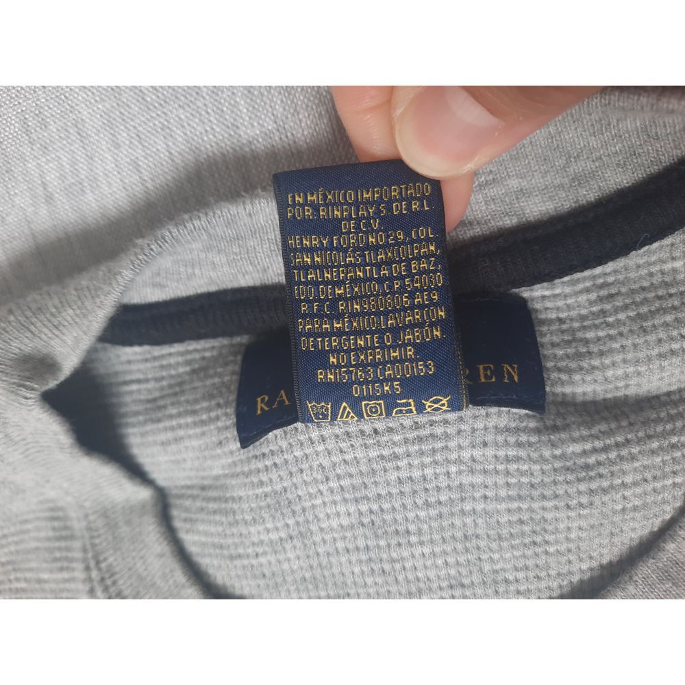 Polo Ralph Lauren Men's XL Knit Herringbone Embroider Logo T-Shirt Short Sleeve gallery