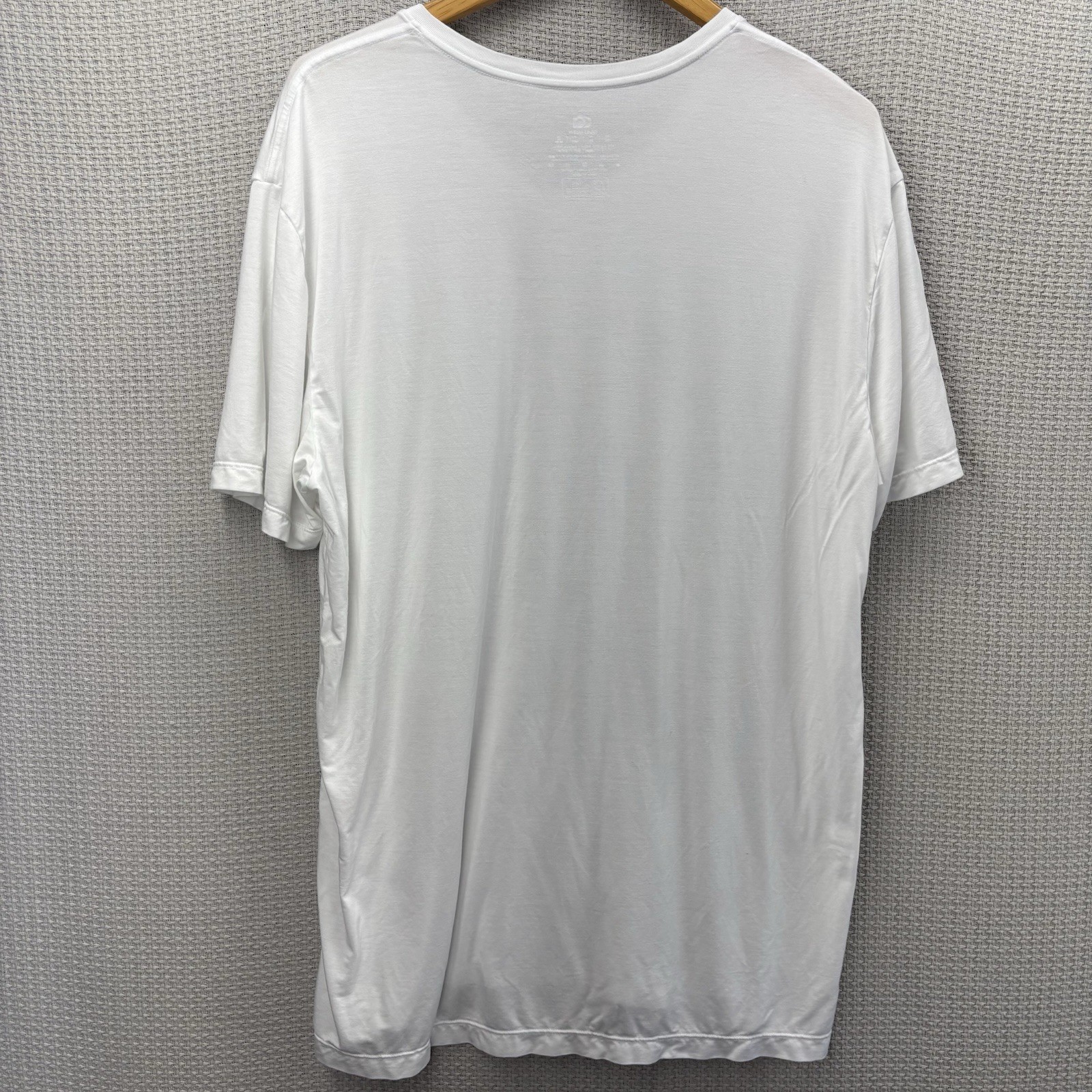 David Archy Mens White Shirt Size XL Bamboo Rayon Moisture-Wicking Stretch gallery