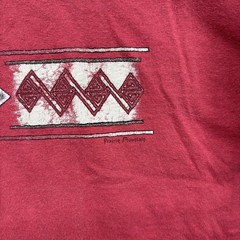 Santa Fe Vintage Prairie Mountain Single Stitch Shirt Mens XL Southwest USA Made