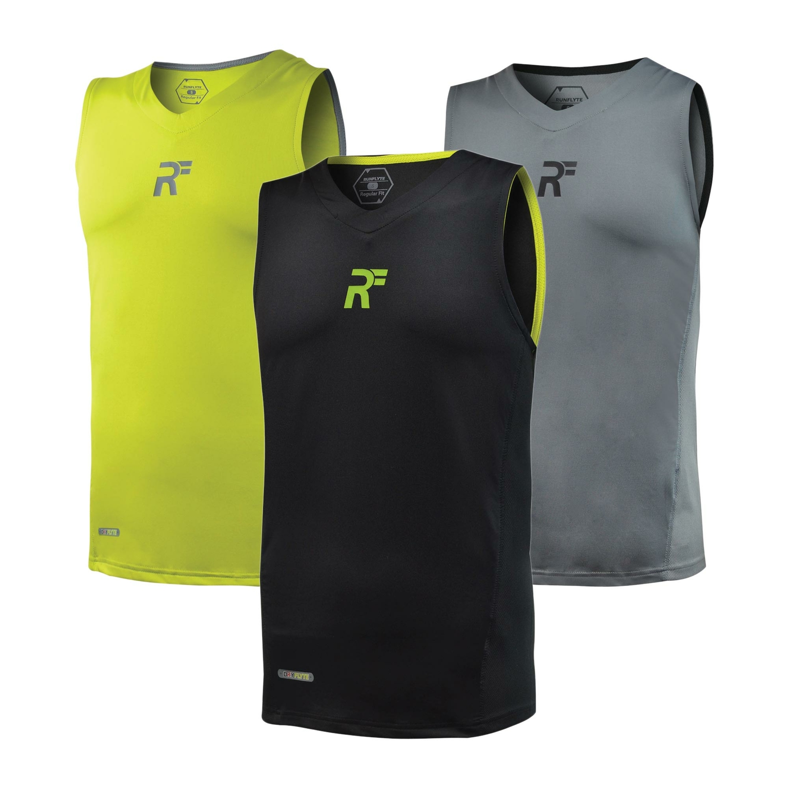 RunFlyte Men's Hybrid Tank Top Training Running Fitness Workout Yoga Gym f1004 gallery