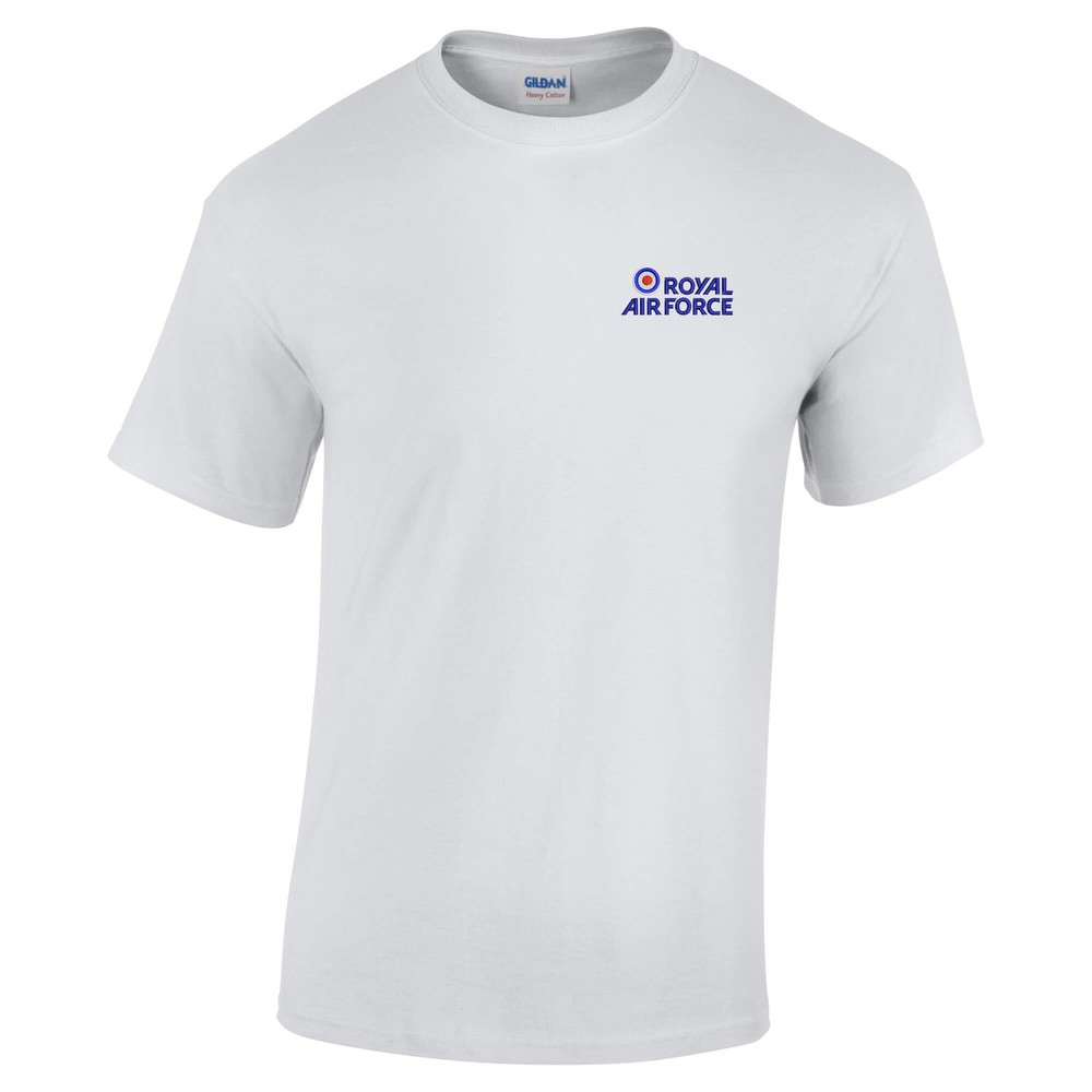 OFFICIAL Royal Air Force embroidered 100% Cotton T-Shirt