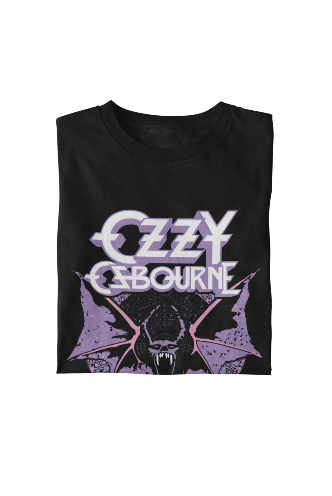 Ozzy Osbourne Purple Bat Officially Licensed Mens T Shirt Black gallery