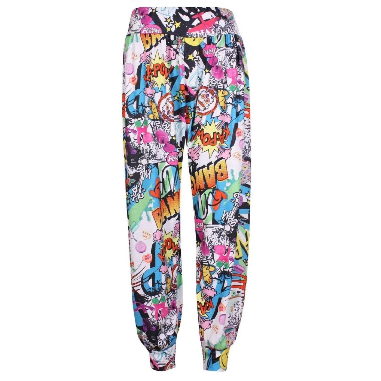 Womens Harem Ali Baba Long Pants Trousers Ladies Baggy Hareem Printed Leggings gallery