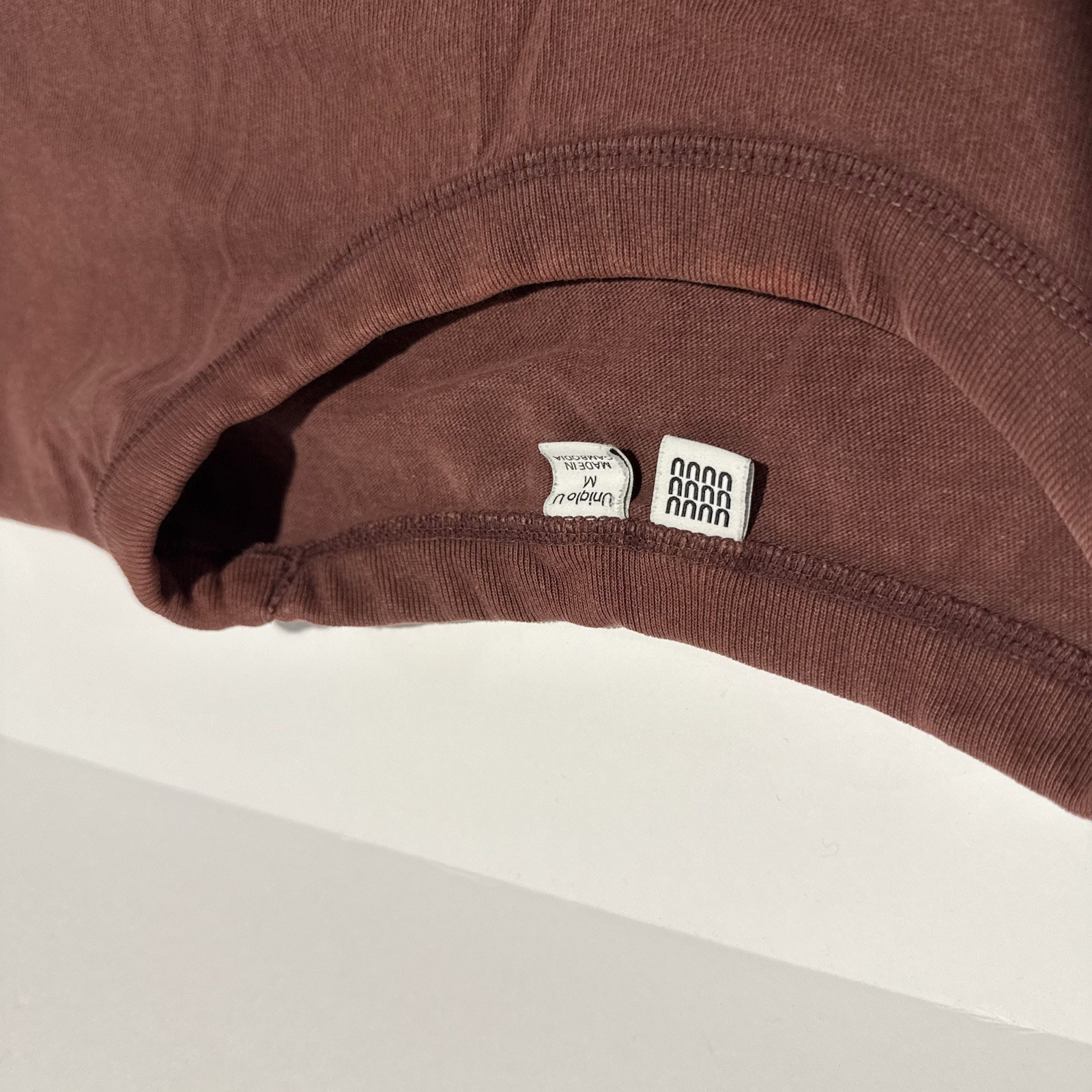 Uniqlo U Crew Neck Short Sleeve Tt Shirt Reddish Brown gallery