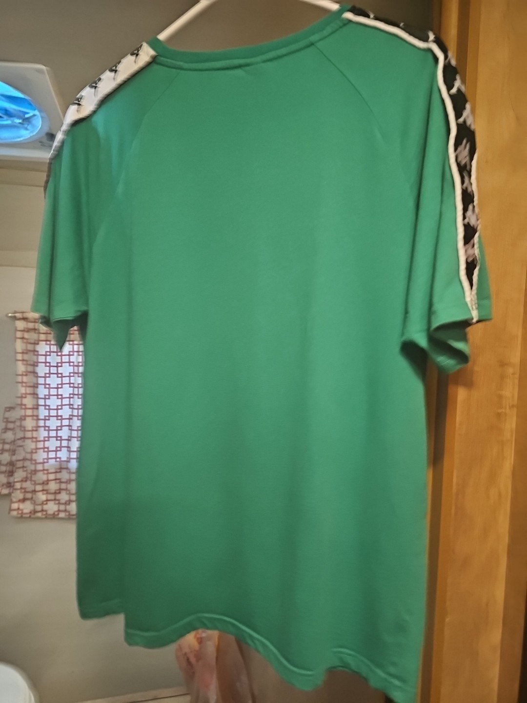 Kappa Men's Banda Coen Raglan Regular Fit T Shirt Short Sleeve Green M gallery