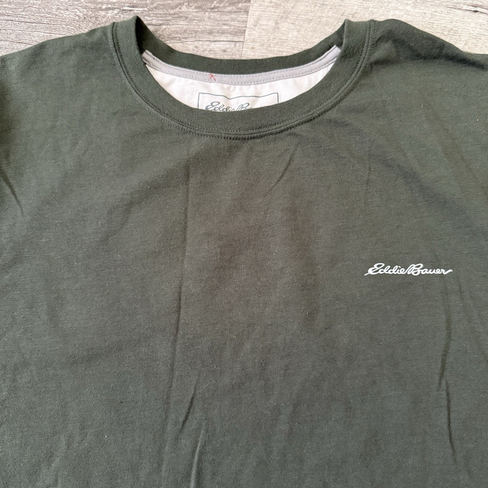 Eddie Bauer TRAVEX T-Shirt Mens XL Free Dry ACTIVE Green Short Sleeve Crew Neck gallery