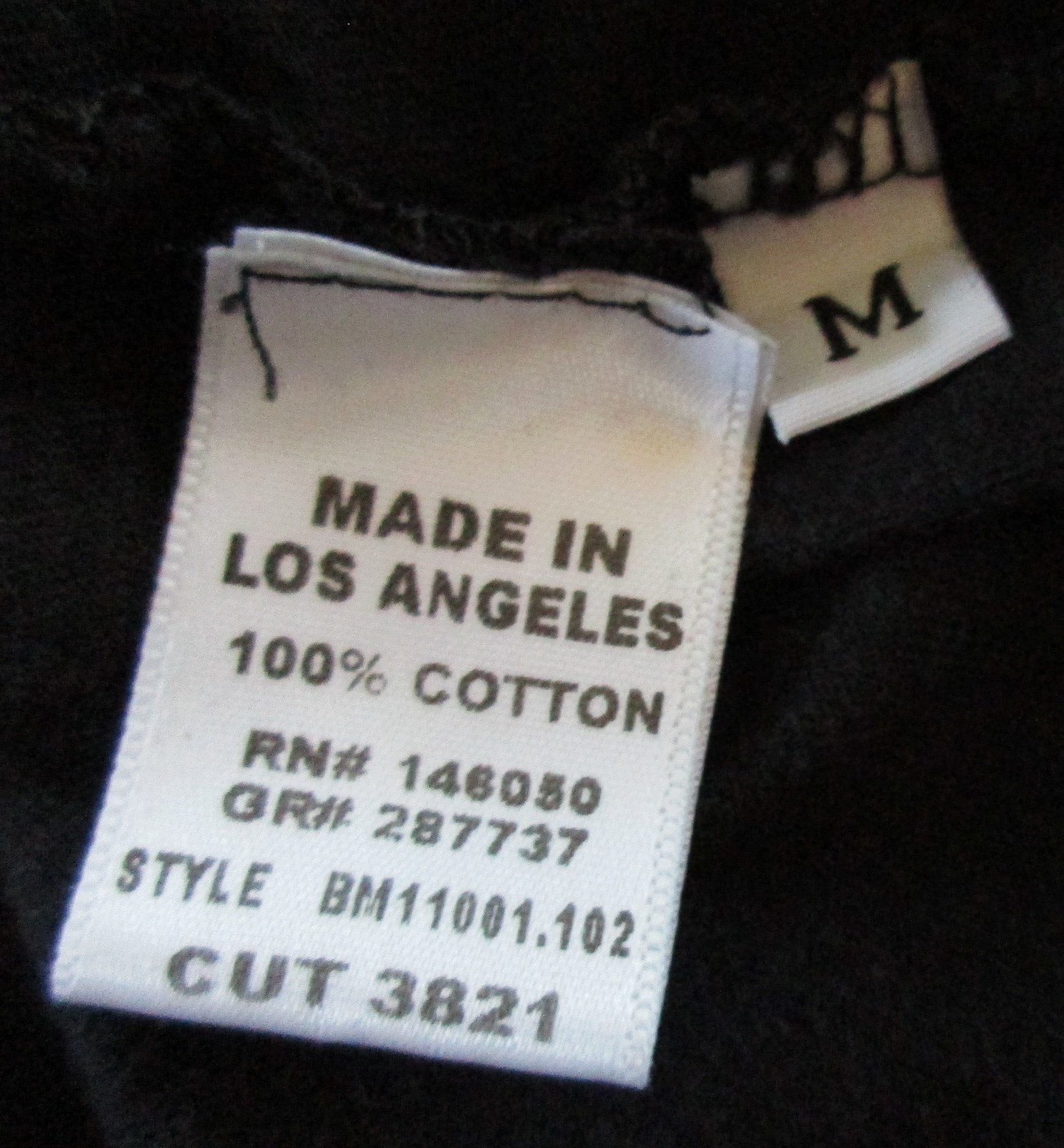 Buck Mason T Shirt Mens M Medium Scoop Neck Curved Hem Preppy Smart Casual Black gallery