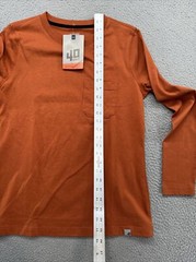Duluth Trading 40 Grit Wicking Long Sleeve Tee Orange Shirt Men’s Size Small NEW