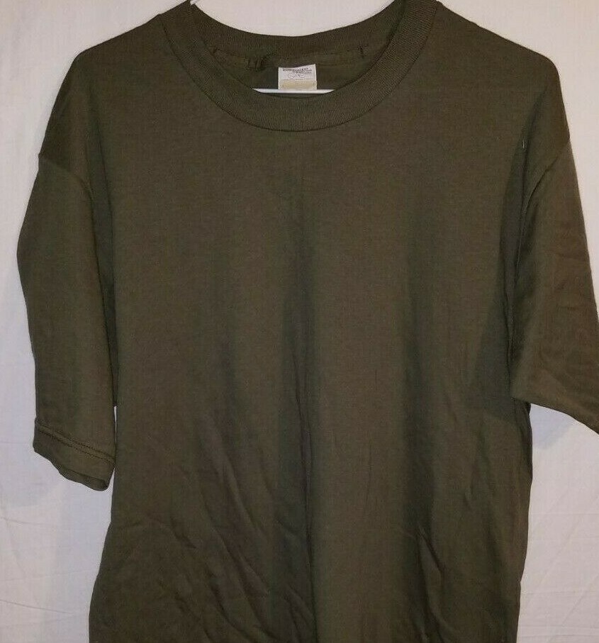 OG OLIVE GREEN USMC US MARINE CORP T SHIRT 100% COMBED COTTON SMALL gallery