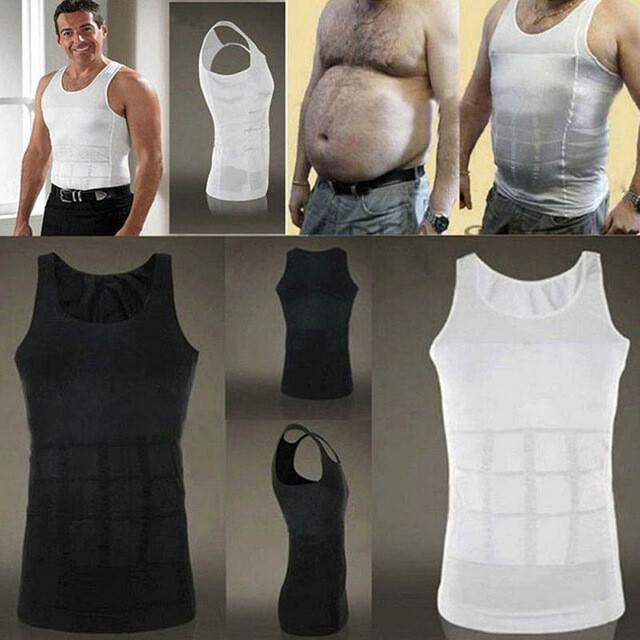 Men Body Shaper Slimming Tummy Vest Compression Shirt Tank Faja camisa de hombre gallery