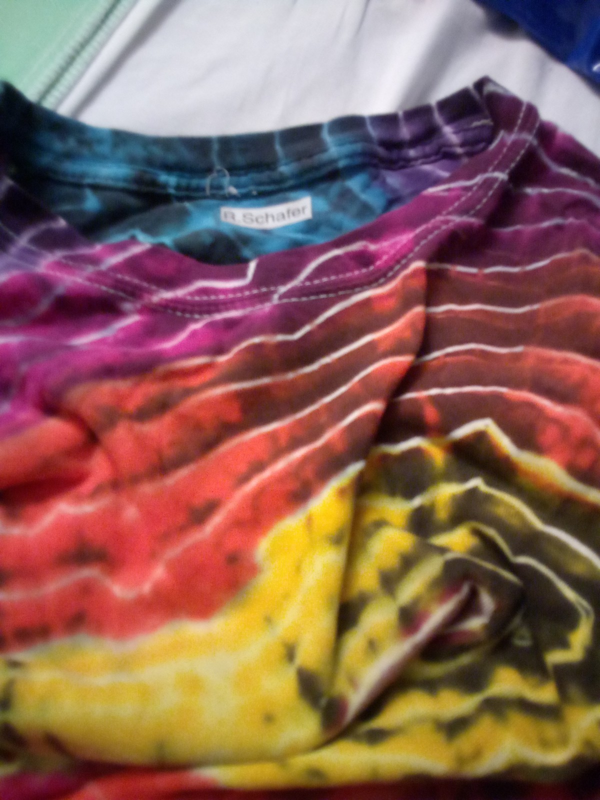 Flying V Guitar Tye-Dye T-shirt gallery