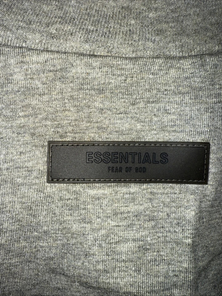 NWT FEAR OF GOD ESSENTIALS T-SHIRT SS22 "Dark Oatmeal" AUTHENTIC (SIZE XXS-XXL) gallery