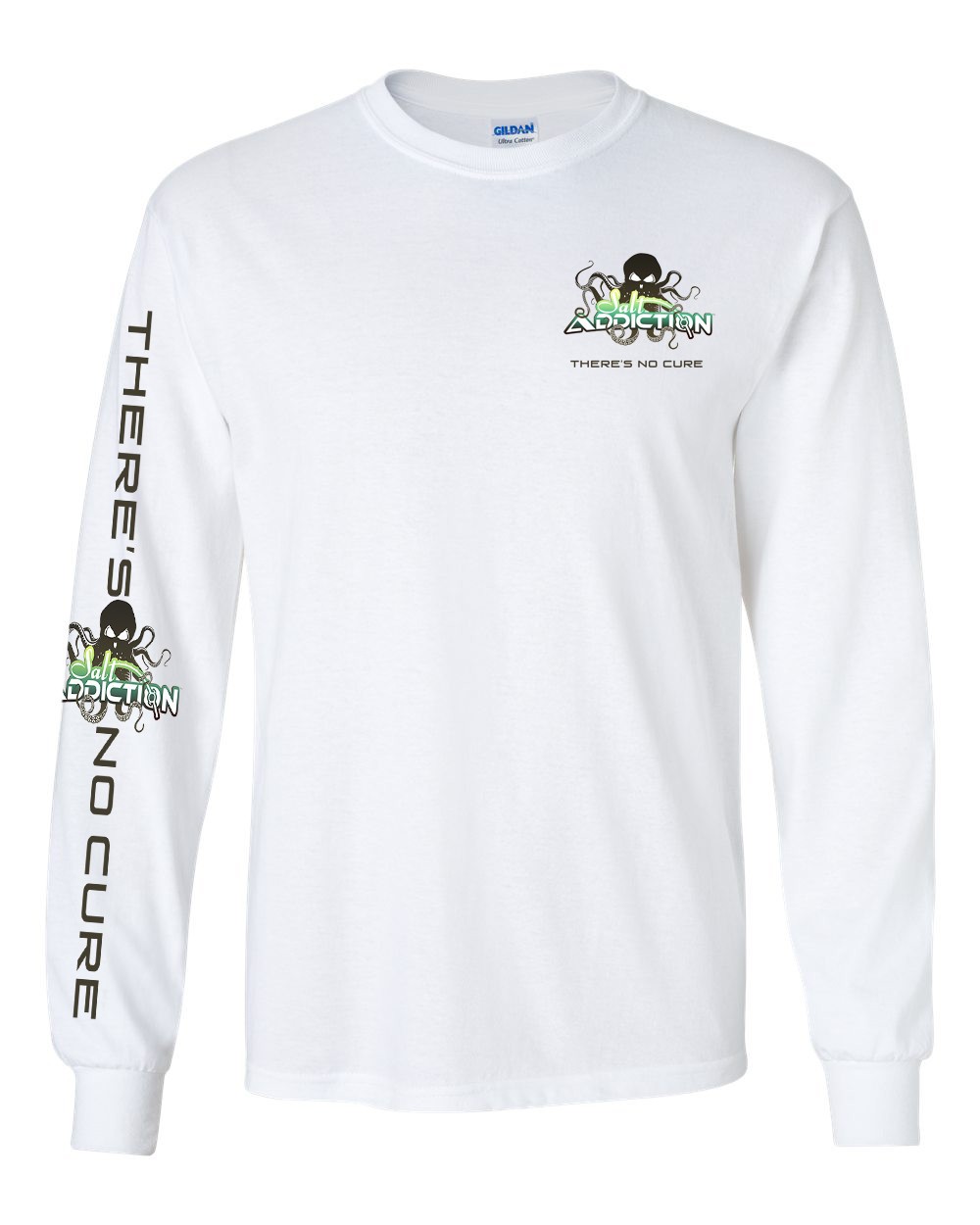 Salt Addiction Saltwater Octopus Fishing Long Sleeve T Shirt Cotton gallery