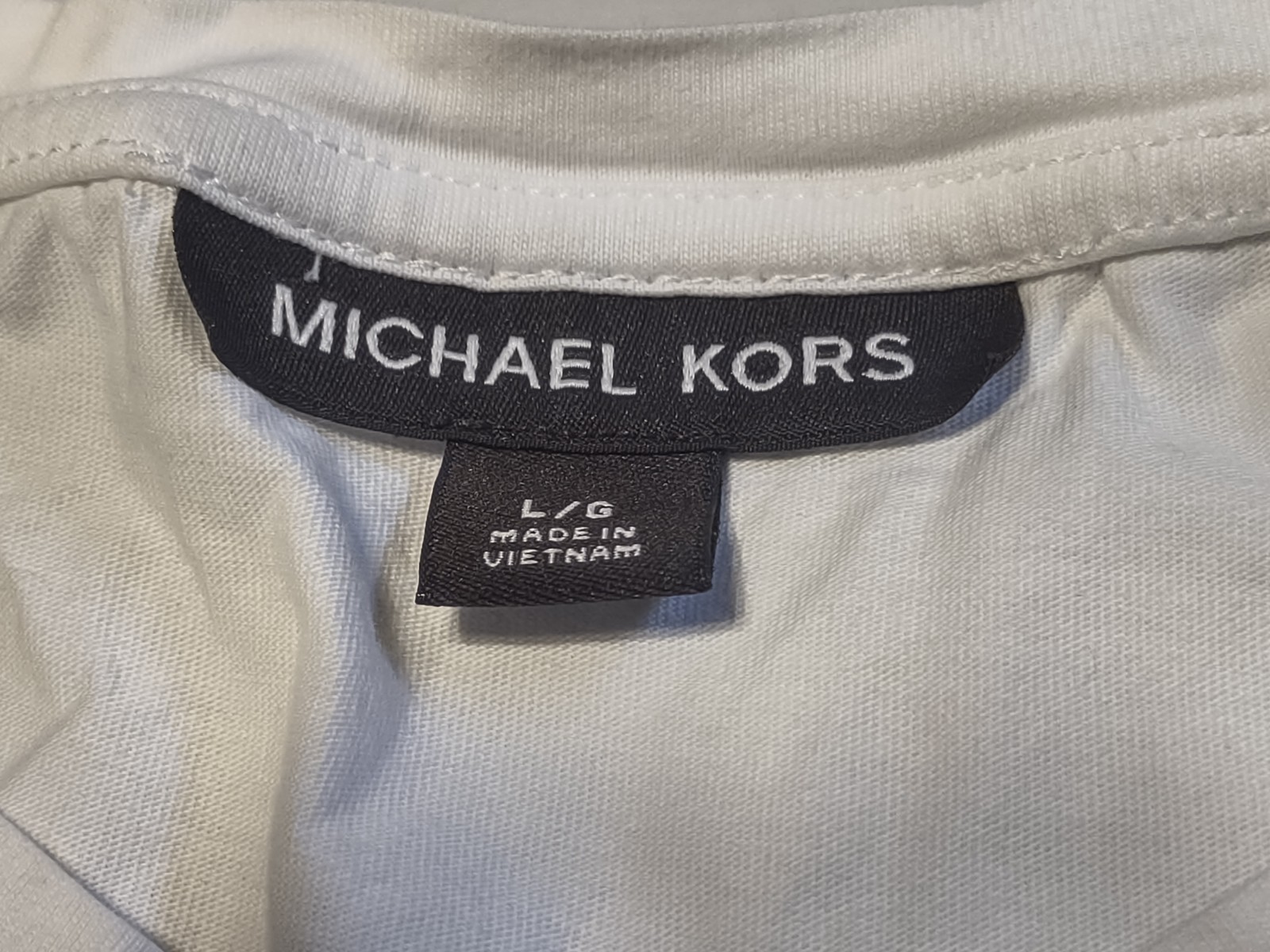Michael Kors - Men's SS Tee - White - Size Large gallery