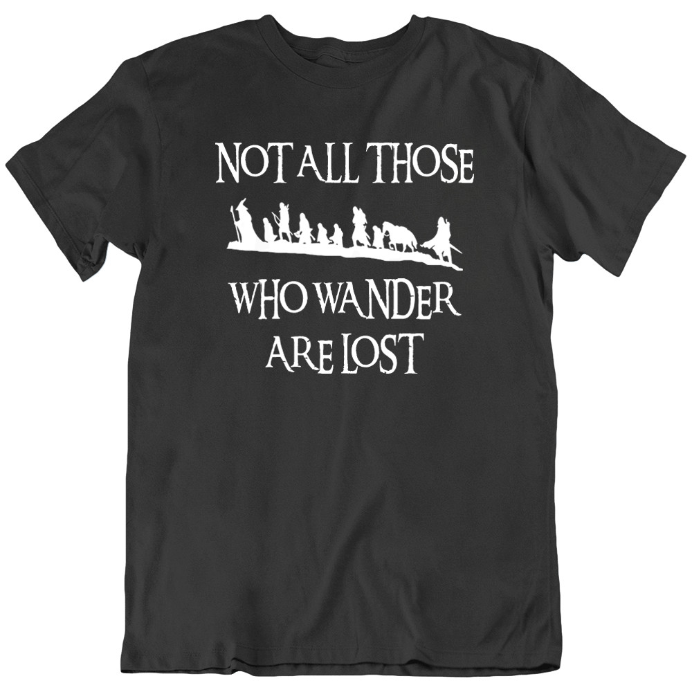 Gandalf Elf Dwarf Hobbit Frodo Lord of the Rings Funny T-Shirt Tee Gift New gallery