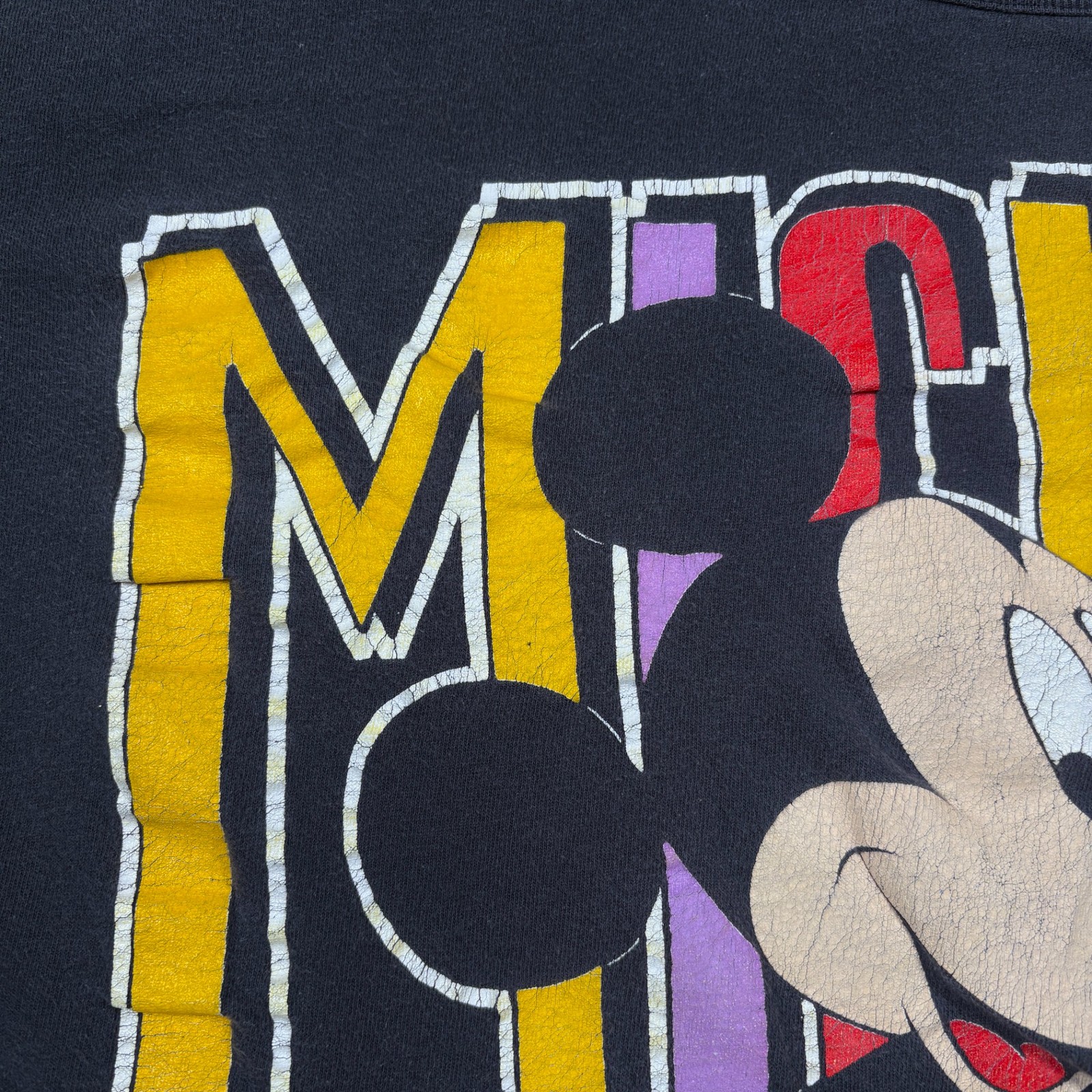 Vintage 90s LVM Sleepwear Mickey Mouse Iconic T-Shirt Mens OSFA Single Stitch gallery