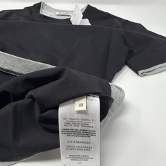 BRUNELLO CUCINELLI Black /gray Layering T-shirt. SZ 48 slim fit