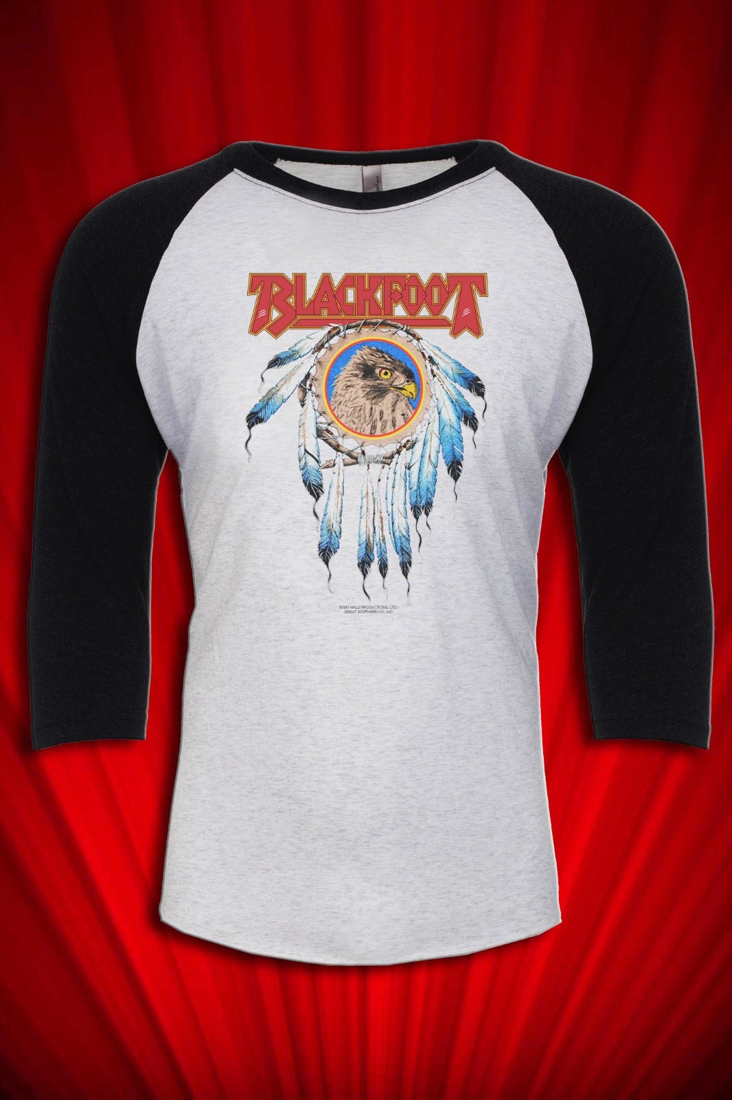 Blackfoot 1981 Tour T-SHIRT Vintage FREE SHIP USA Lynyrd Skynyrd gallery