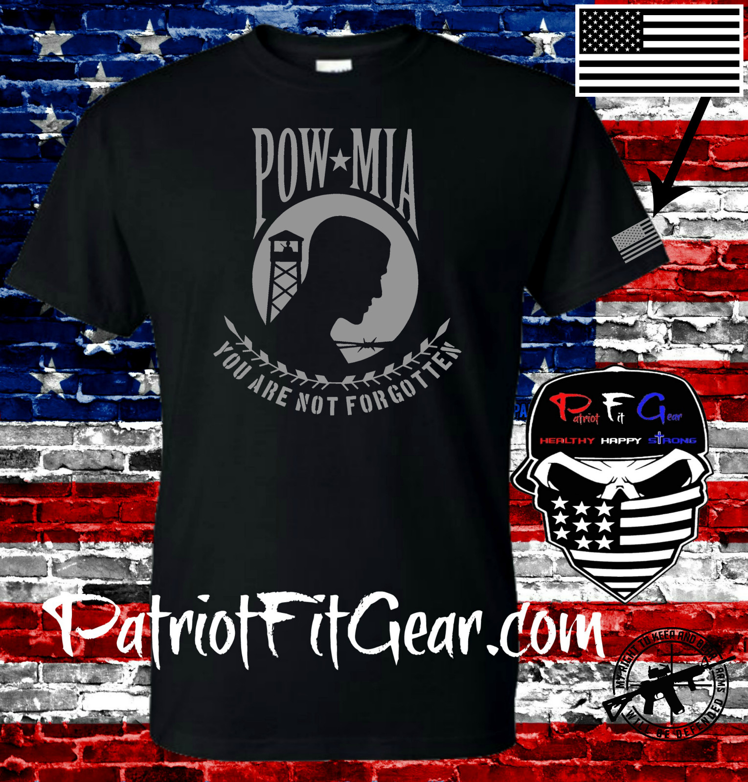 t-shirt,POW MIA,Veterans,ARMY,NAVY,USAF,Military,You Are Not Forgotten gallery