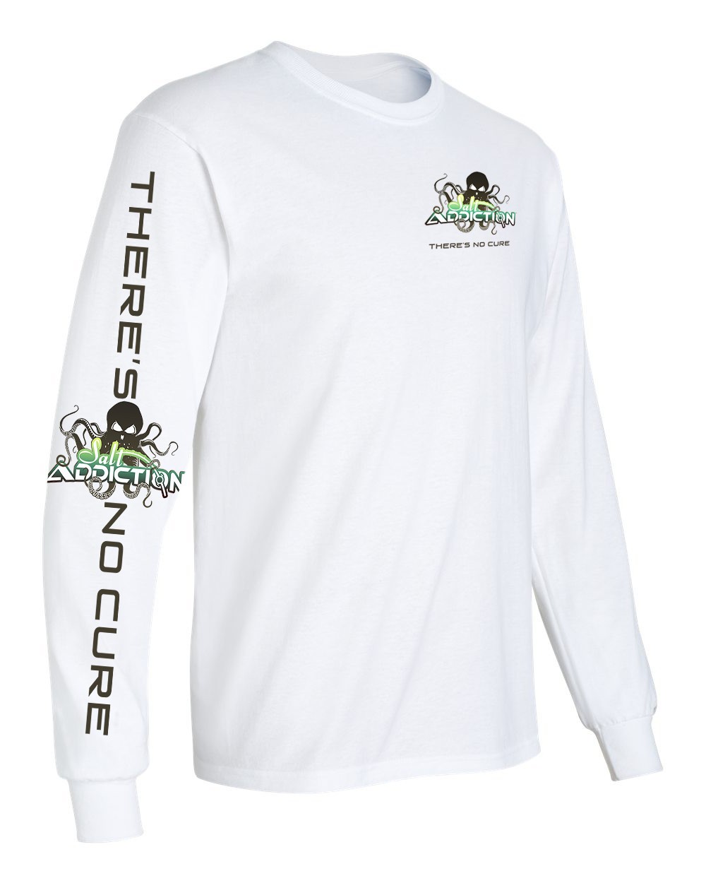 Salt Addiction Saltwater Octopus Fishing Long Sleeve T Shirt Cotton gallery