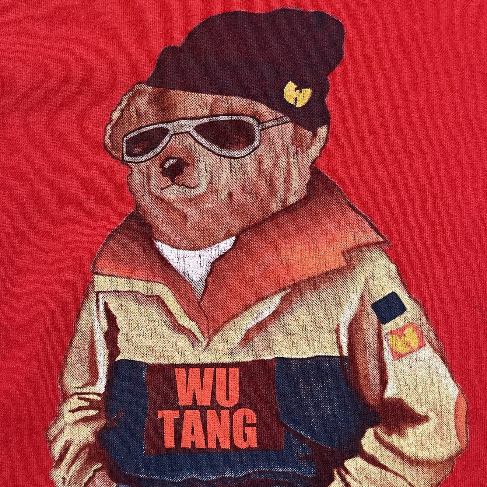 🔴Wu-Tang Shirt Size Large Wu Beach Bear Rare WuTang Raekwon Gza gallery