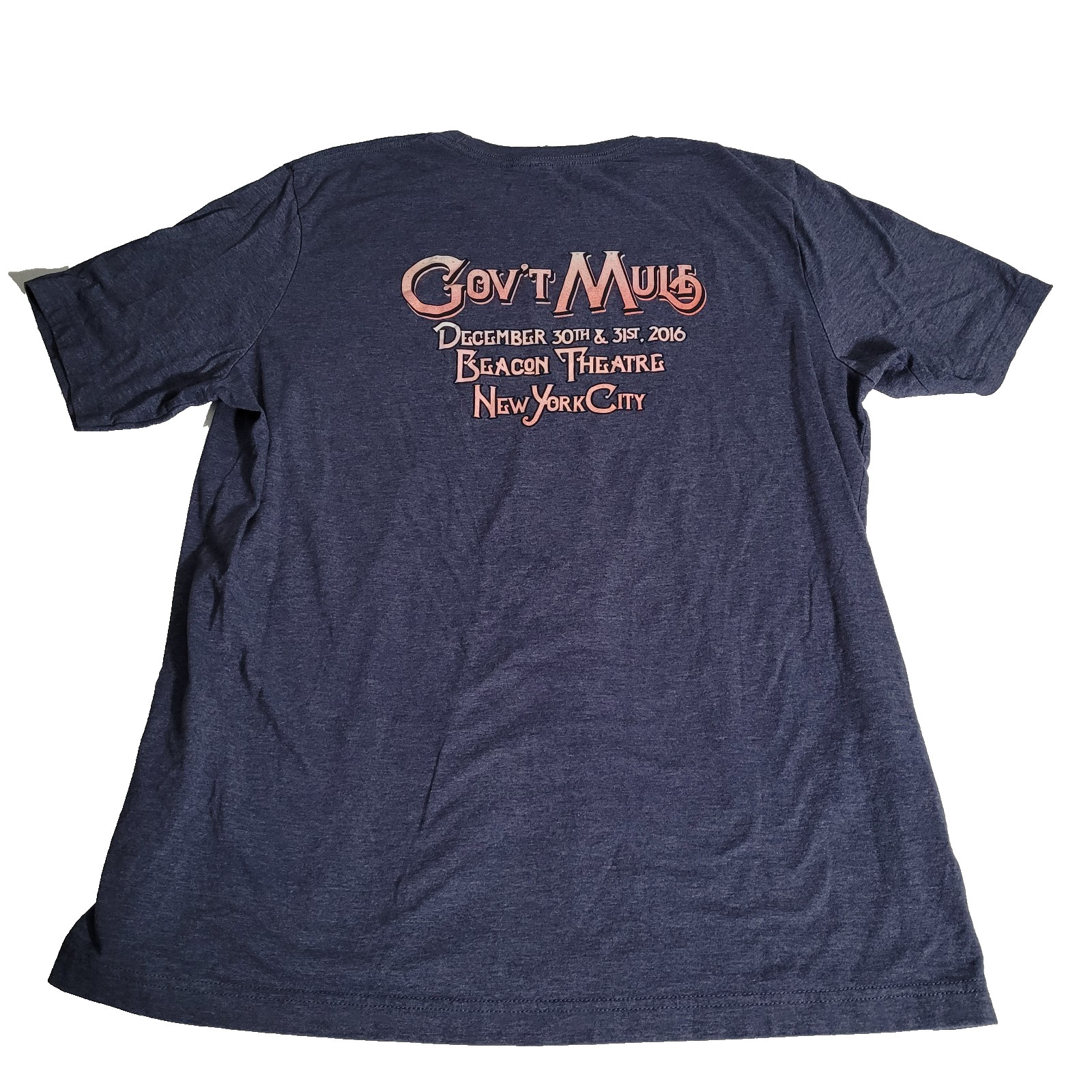 Gov't Mule T-shirt Beacon Theater Dec 30 - 31 2016 XL READ gallery