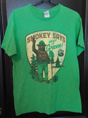 Smokey the Bear t shirt men’s medium