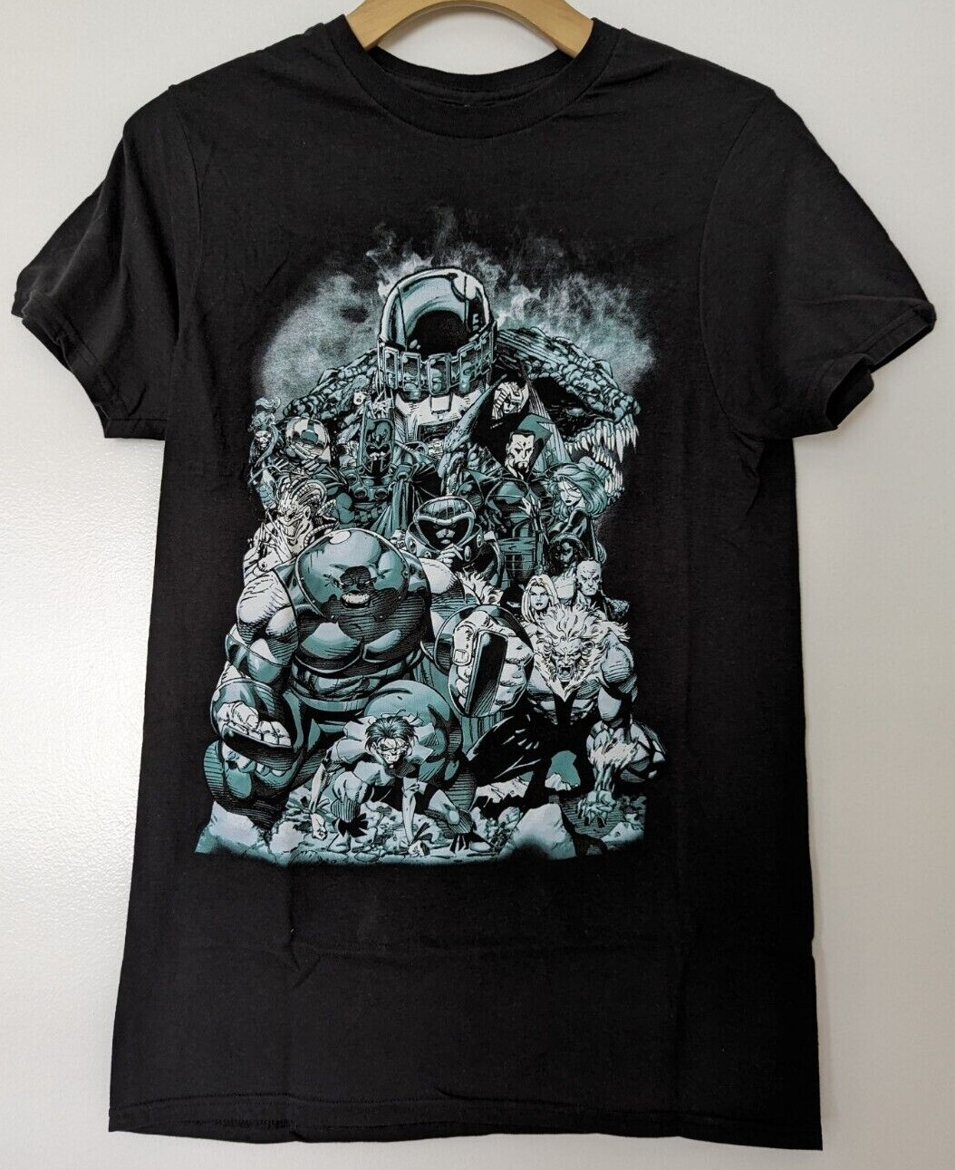 MENS JIM LEE 1990S X-MEN VILLAINS GRAPHIC TEE T-SHIRT OFFICIALLY LICENSED