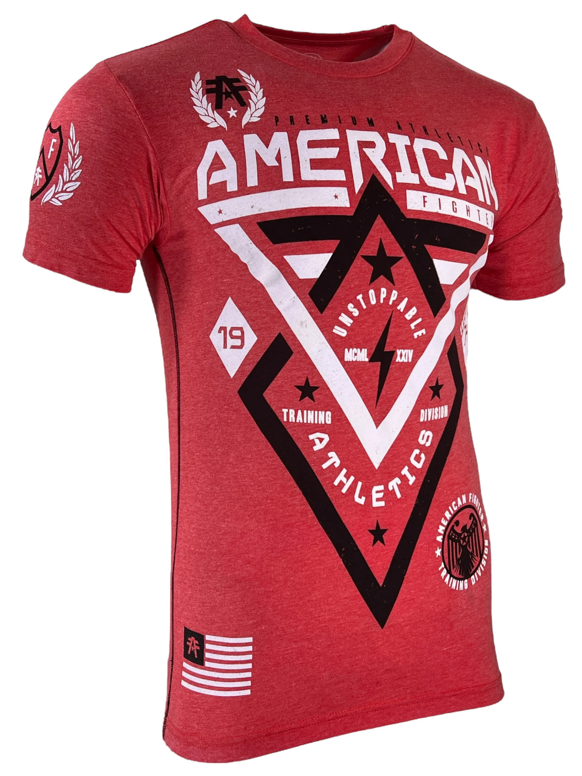 American Fighter Men's T-shirt Alaska Red Crew neck Athletic XS-5XL gallery
