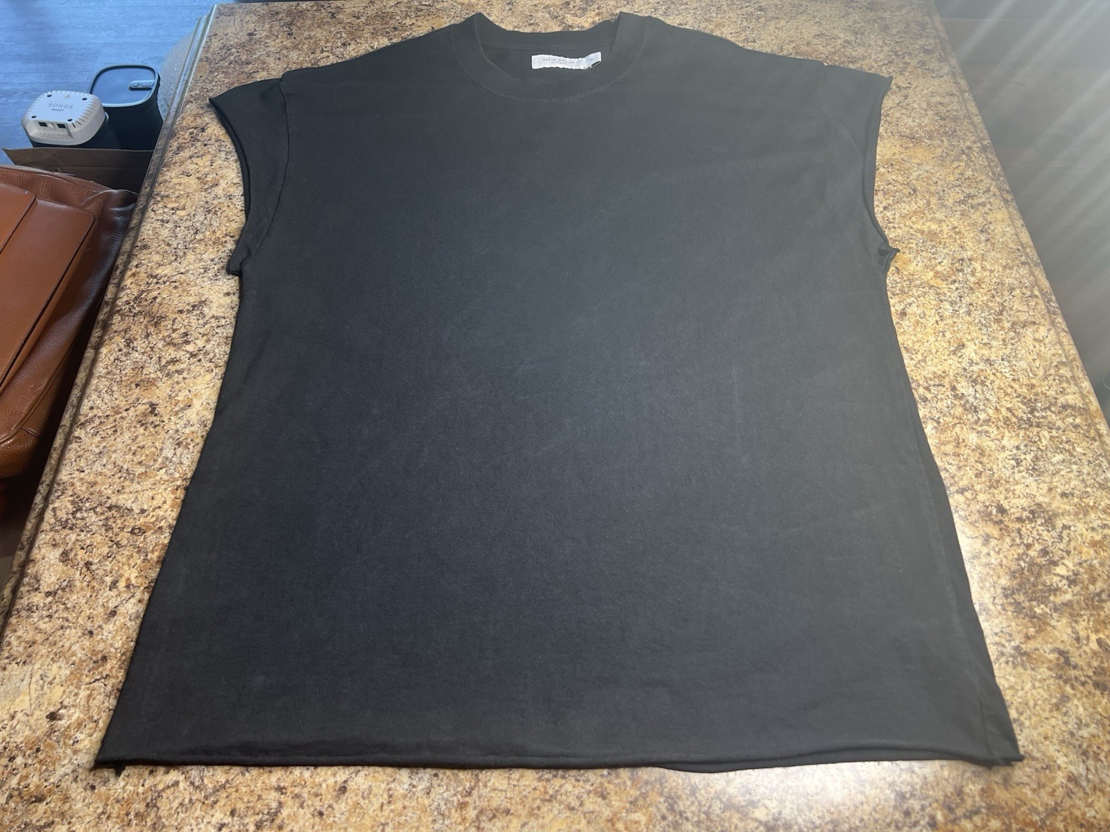 Daniel Patrick Los Angeles Black Sleeveless Shirt Men’s US Medium Cotton