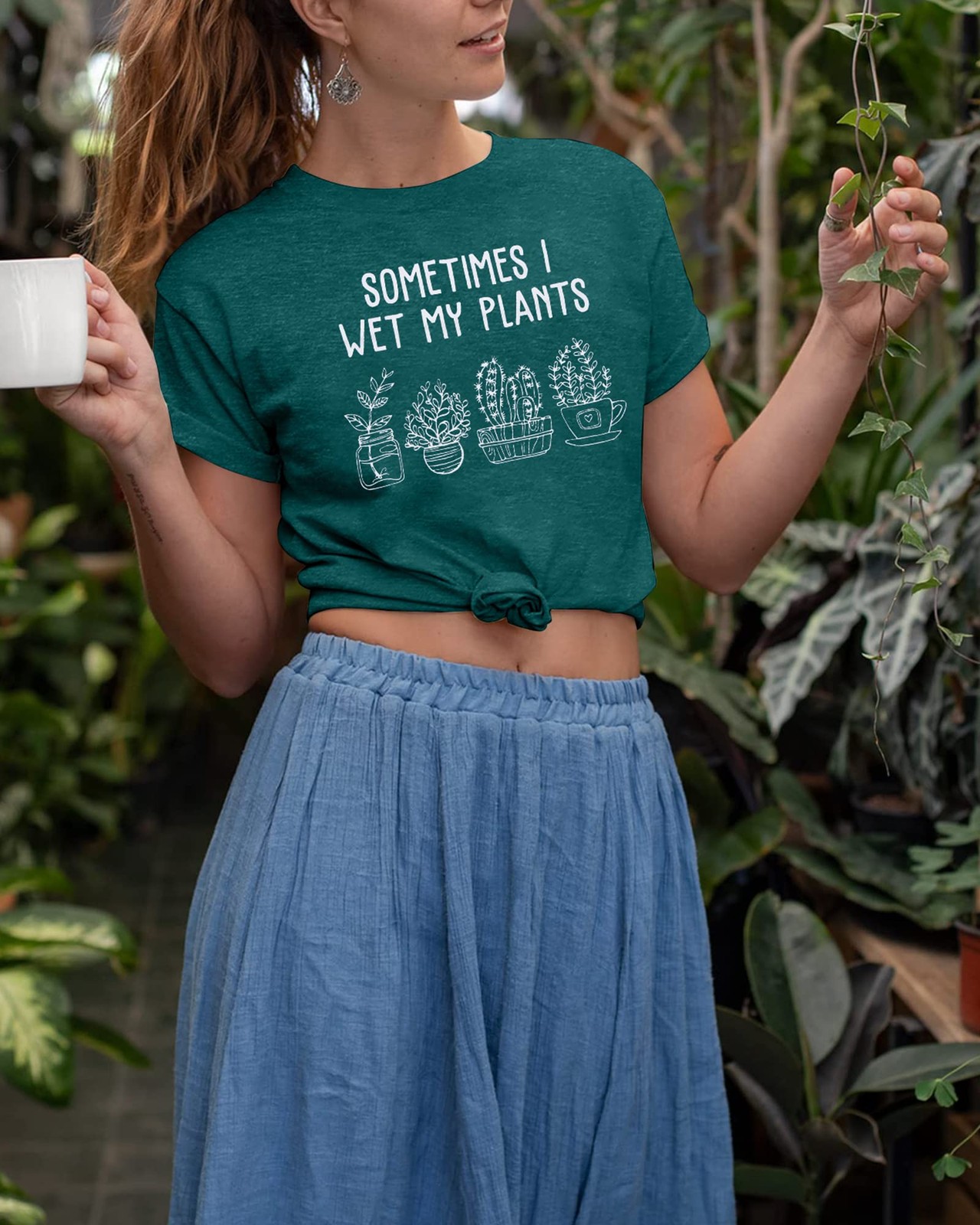 Gardening Shirts Plant Lover T Shirt Cute Gardener T Shirt Garden Graphic (M) gallery