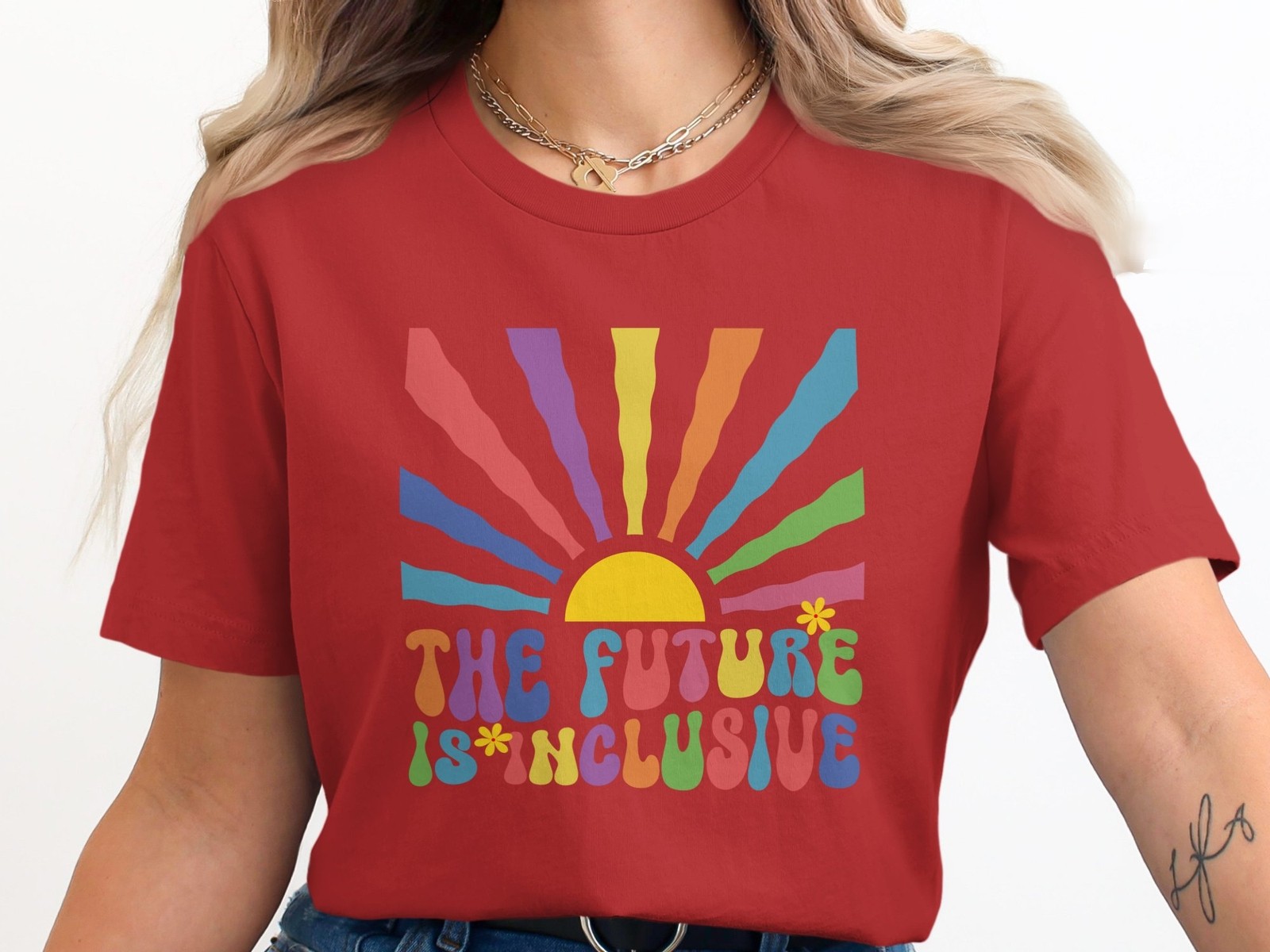 The Future Is Inclusive T-Shirt – Equality, Pride, Diversity Statement Tee gallery