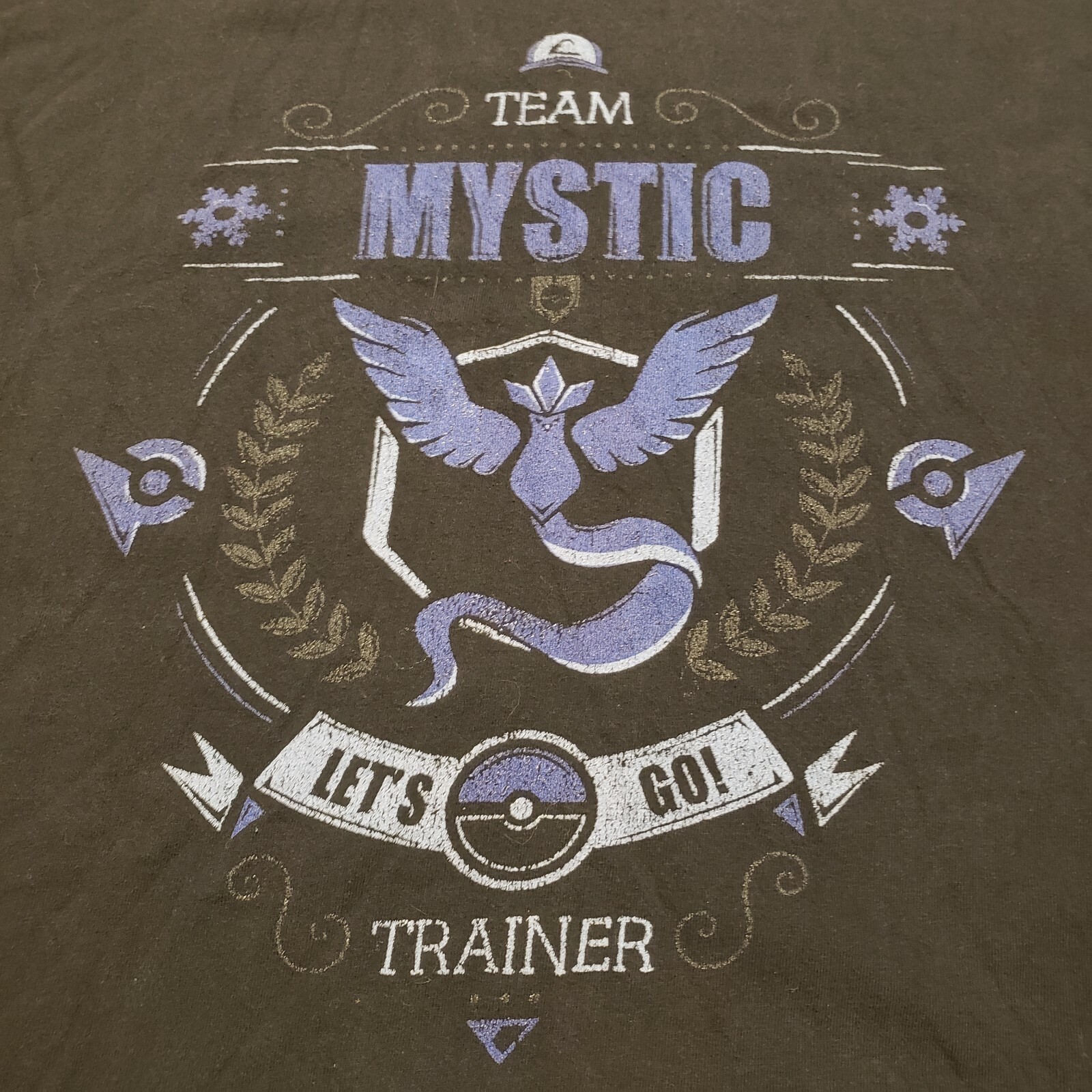 Pokemon Go! Team Mystic Trainer Shirt Men's XL Short Sleeve 100% Cotton gallery