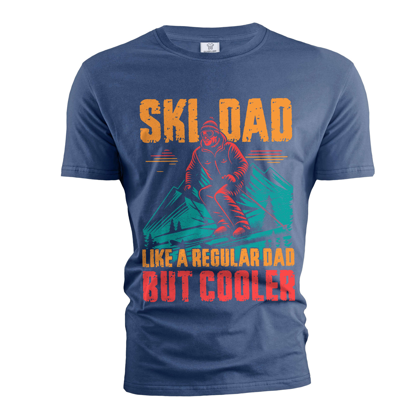 Men's Ski Dad T-shirt Skiing dad Father's day Christmas Fathers skiing gift gallery