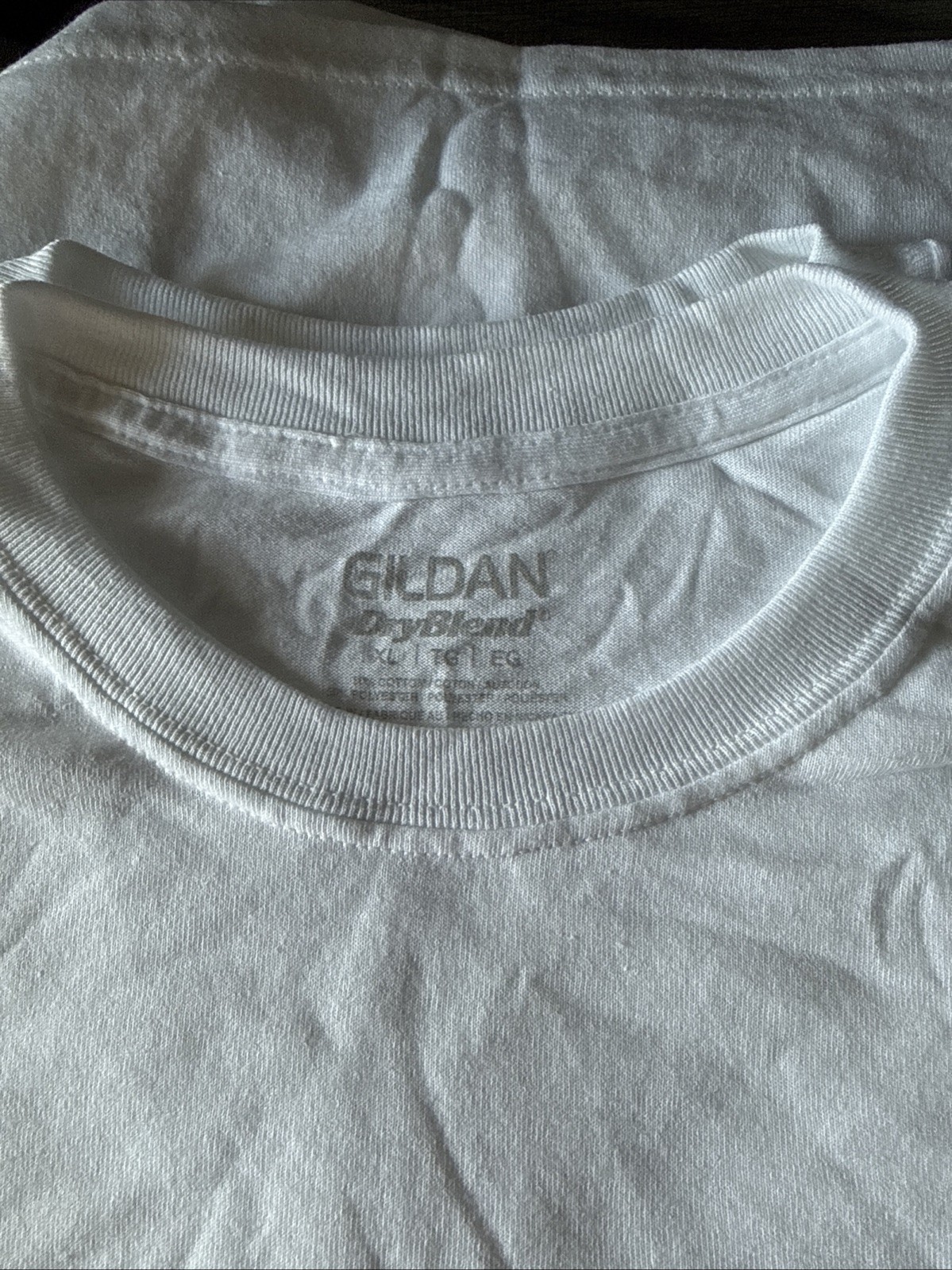 Gildan - DryBlend 50/50 T-Shirt White NEW XL Smoke Free Tag Less, New! See Pics. gallery