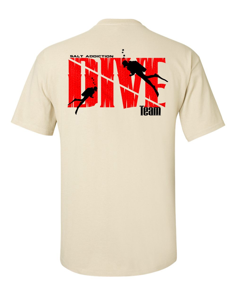 Salt Addiction scuba diving Short Sleeve T Shirt Ocean dive flag apparel gallery