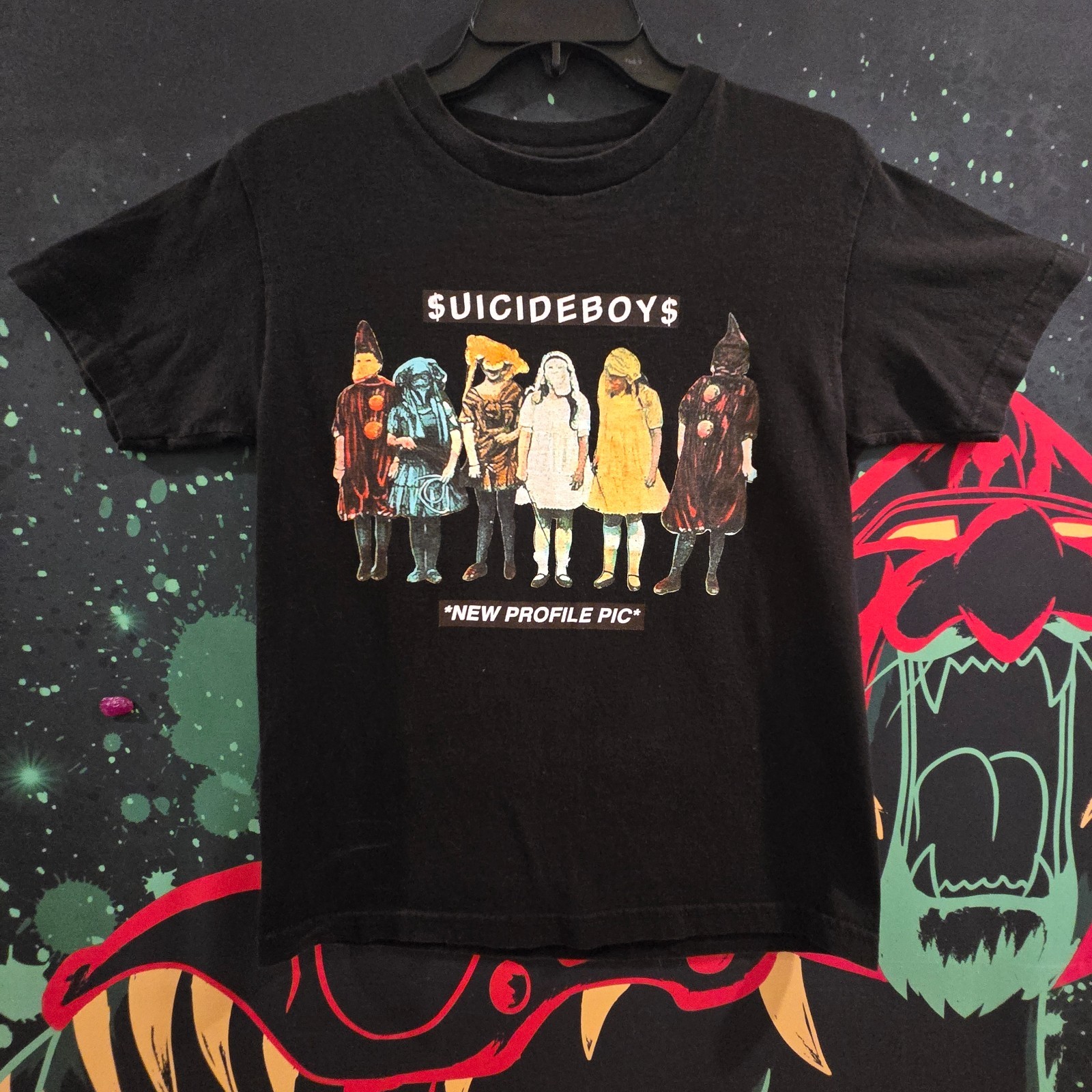 SUICIDEBOYS New Profile Pic G59 Records Concert Tour shirt Sz S Rap Hip Hop RARE