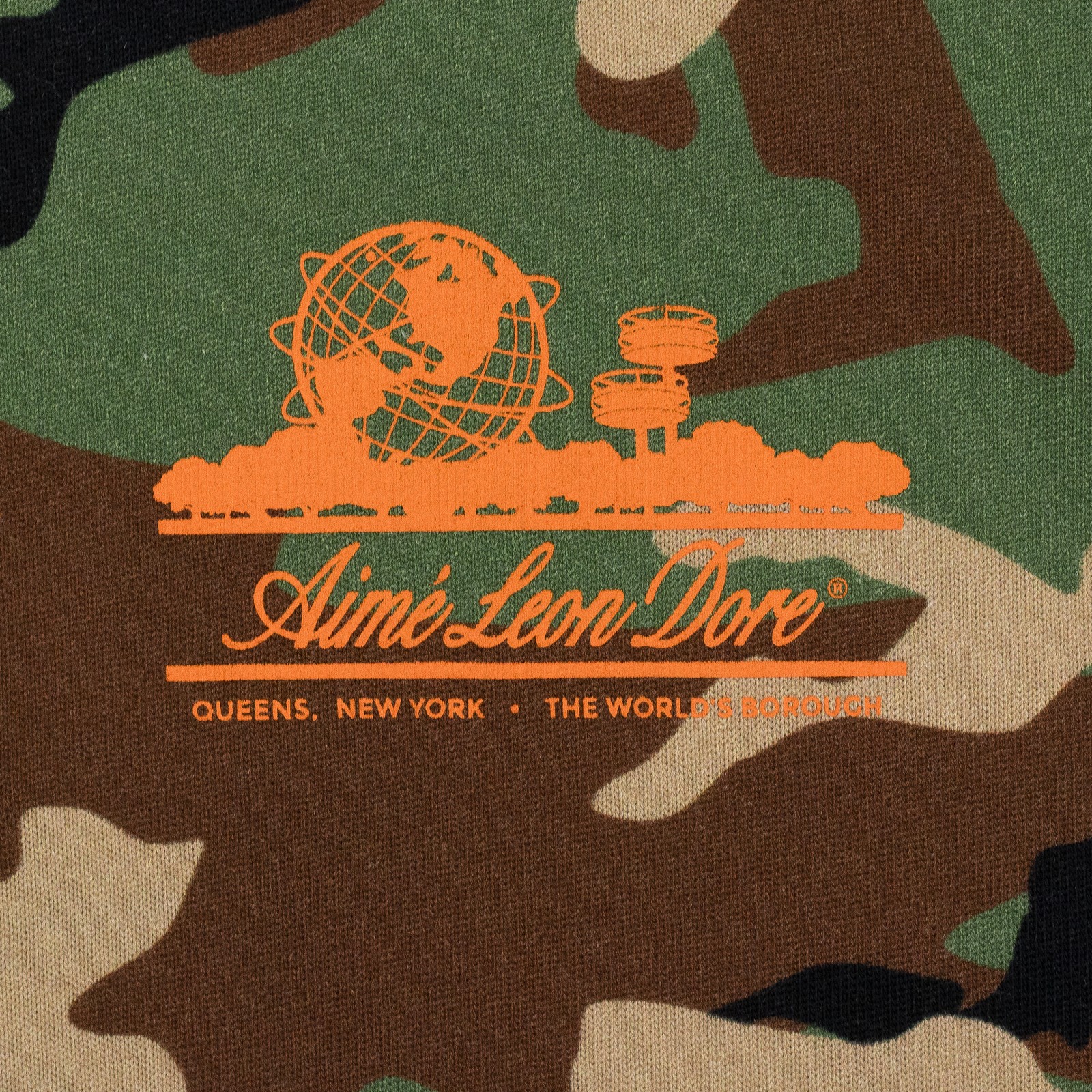 NWT AIME LEON DORE MULTICOLOR CAMO UNISPHERE T-SHIRT SIZE M $100 gallery