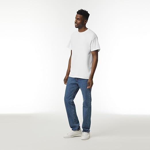 Gildan (3-pack) White Solid Ultra/Heavy Cotton Short Sleeve Blank T-Shirt S-XXL gallery