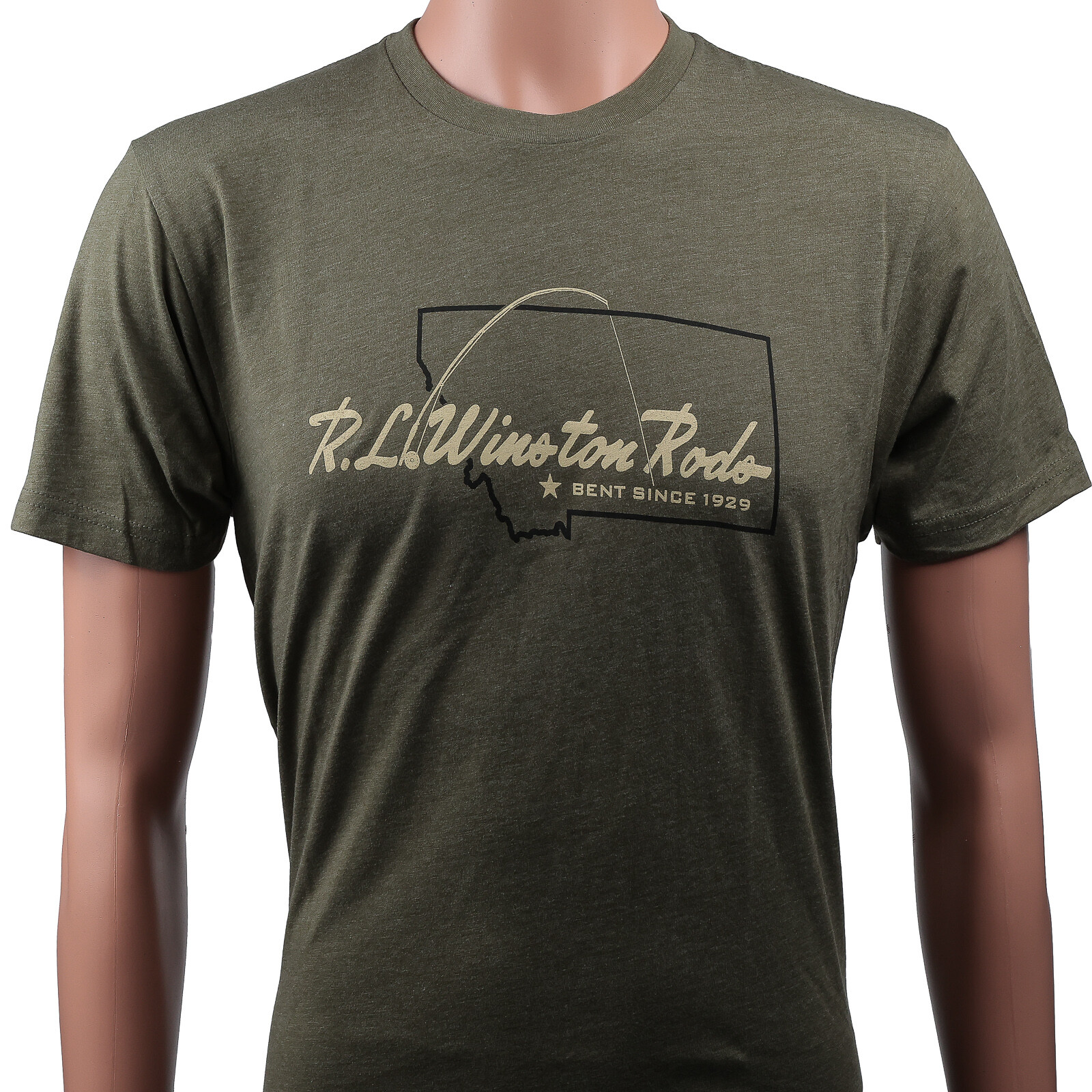 R.L. Winston Montana T Shirt – Olive – FREE SHIPPING
