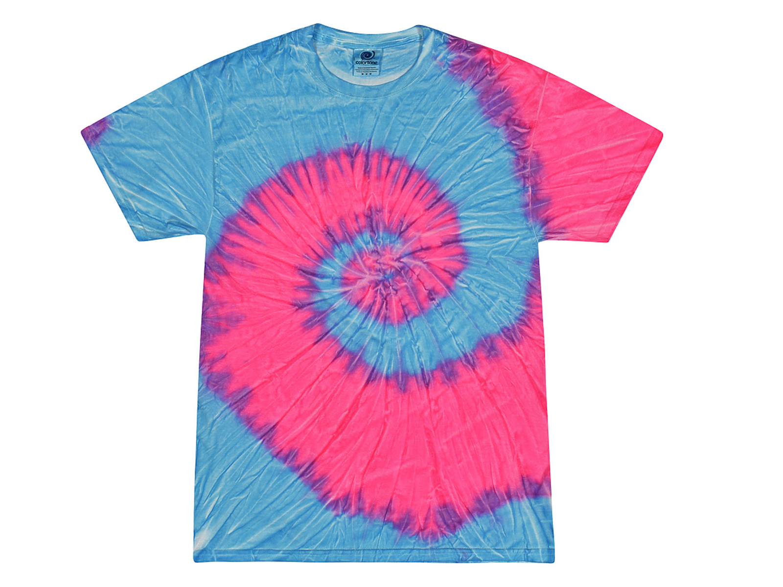 Tie Dye T-Shirts Multi-Color Kids & Adult 100% Cotton Colortone gallery