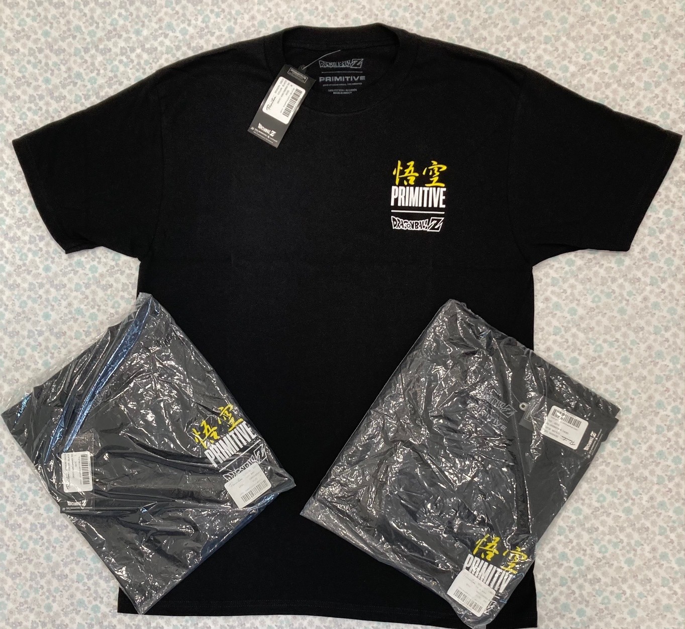 Primitive x Dragon Ball Z Goku Energy Black T-Shirt SIZE S,MD,LG, XL,2X gallery