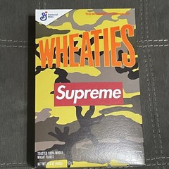 Supreme x Wheaties Limited Edition Tee ‘Black’ & Cereal Box | SS21 | New (DS)
